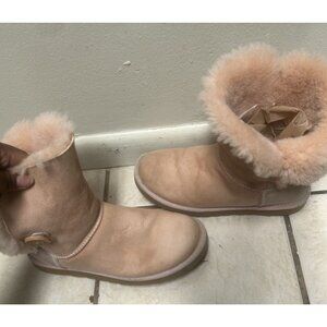 UGG Australia Mid Ankle Bailey Button Sheepskin Bomber 5838 Womens US Size 9